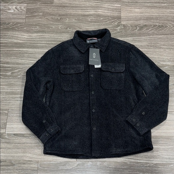 Free Country Men's Charcoal Shirt Jacket